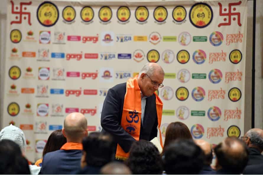Scott Morrison at the Hindu Council of Australia event i Parramatta