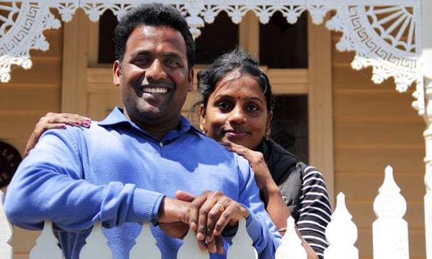 Para Paheer and his wife Jayantha