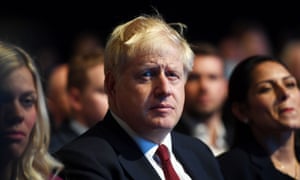 UK prime minister Boris Johnson