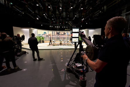 The BBC’s World Cup coverage has up to now been presented from its studio in Salford.