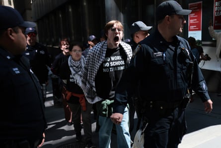 a man who is handcuffed yelling