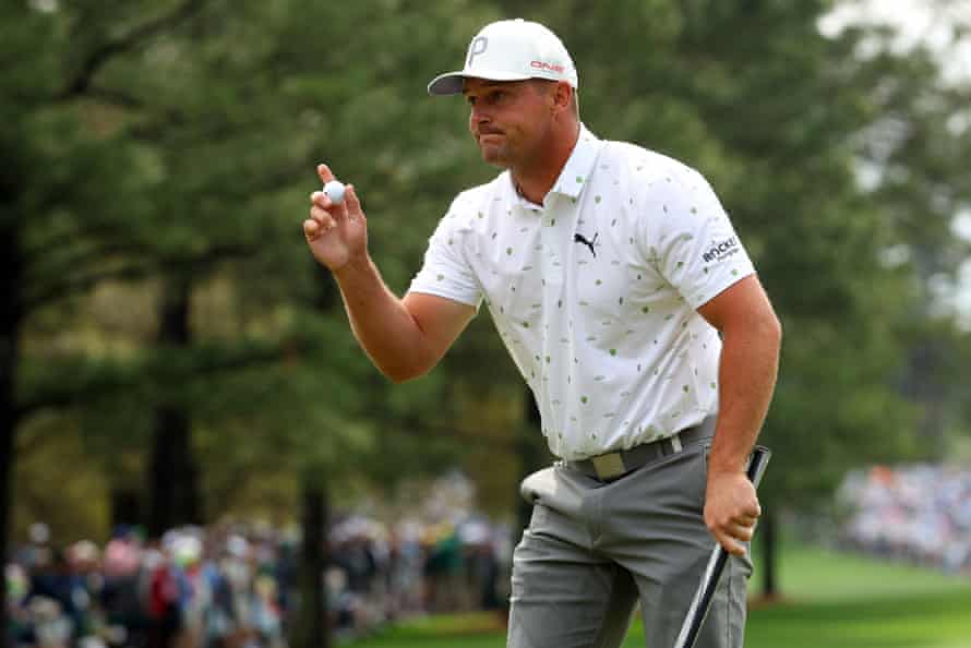 Bryson DeChambeau goes to one under.
