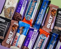 A collection of different protein bars