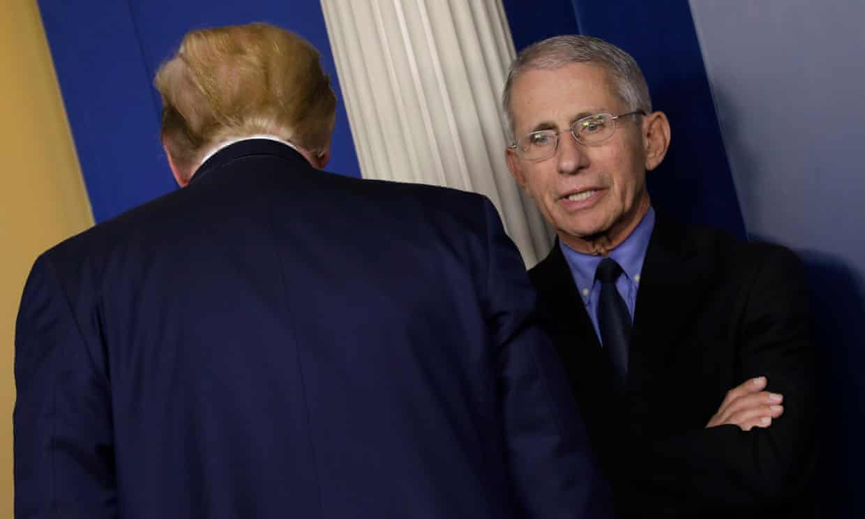 ‘If somebody does not consistently parrot the president’s proclamations with adequate intensity, they are fired, or it is leaked that their firing could be imminent at any time.’ Photograph: Yuri Gripas/EPA