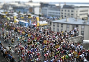 The riders set off from Brest.