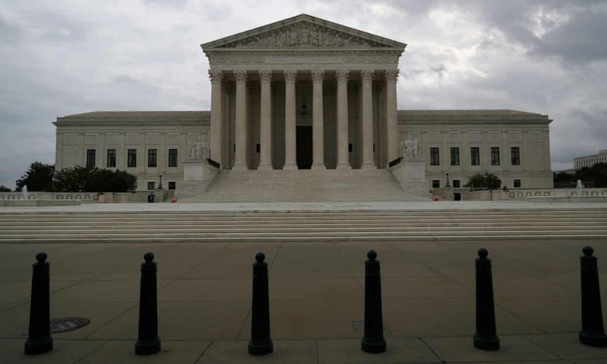 ‘This case stands on a very different footing from the one that a conservative 5-4 supreme court rejected on September 1 on procedural grounds.’ Photograph: Tom Brenner/Reuters