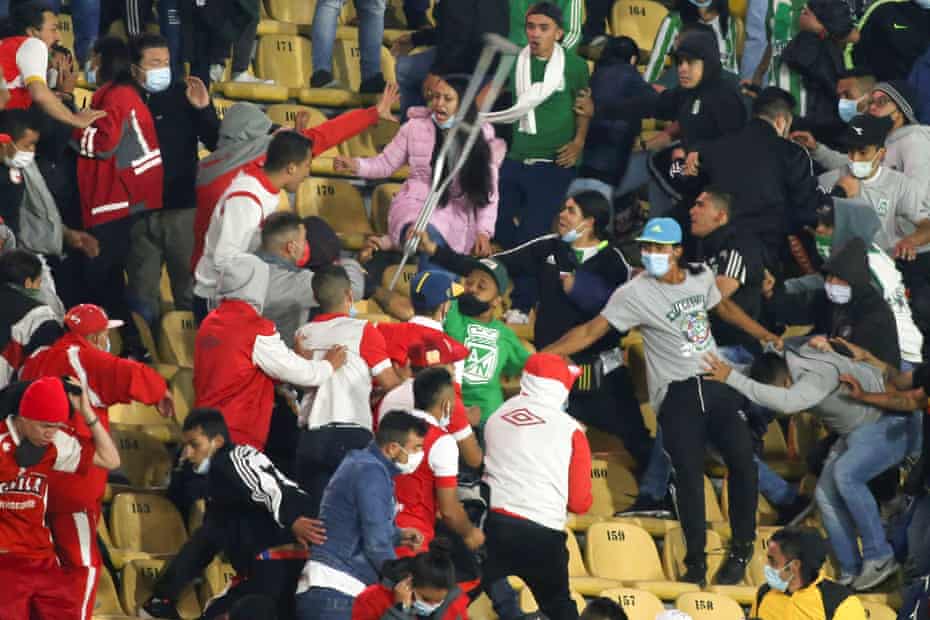 There’s not a lot you can do when the big boys come knocking | Soccer 2 Problems and a swinging crutch inside the ground.