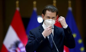 Coronavirus live news: India sees global record cases for second day; EU to strike world’s largest vaccine deal with Pfizer - Austria’s Chancellor Sebastian Kurz attends a news conference on Covid-19 restrictions, in Vienna, Austria April 23, 2021.