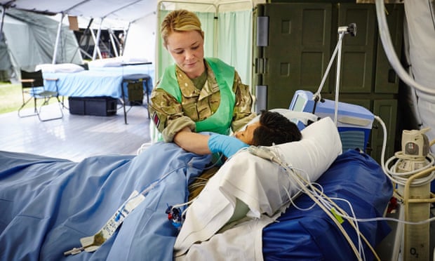 How Training to Fight an Epidemic Abroad Helps Here at Home: The army reservists in the MOSG provide medical expertise, humanitarian relief, clinical mentoring and environmental health expertise. Photograph: Jonny Thompson