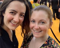 Hannah Marriott, right, with her friend Rosamund Dean.