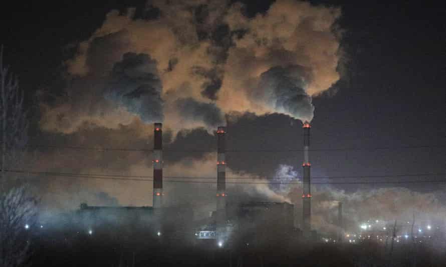 View of the Magnitogorsk steelworks.