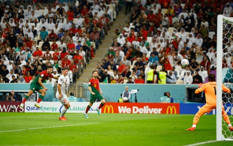 Pick that out! Goncalo Ramos scores the first goal for Portugal!
