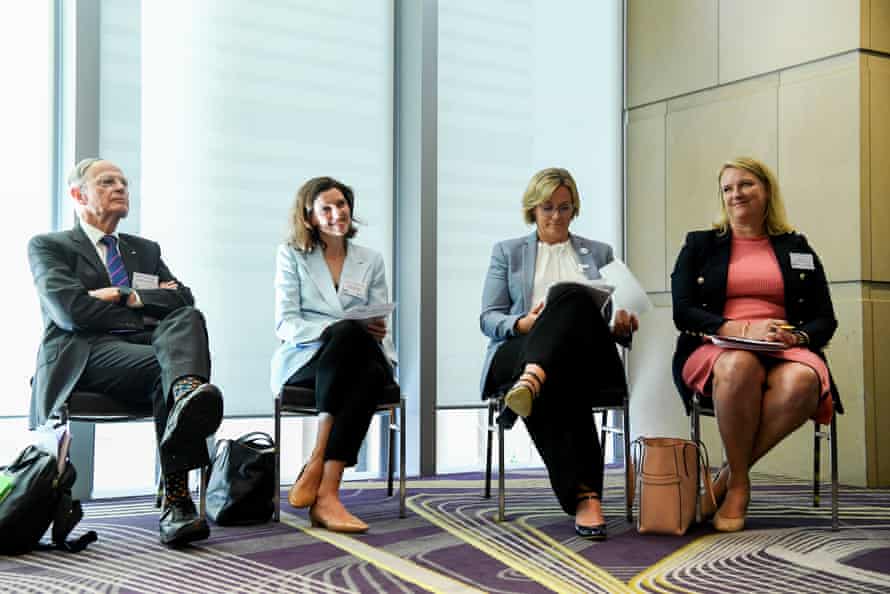 Chris Barrie, Allegraspender, Zali Steggall and Kylea Tink