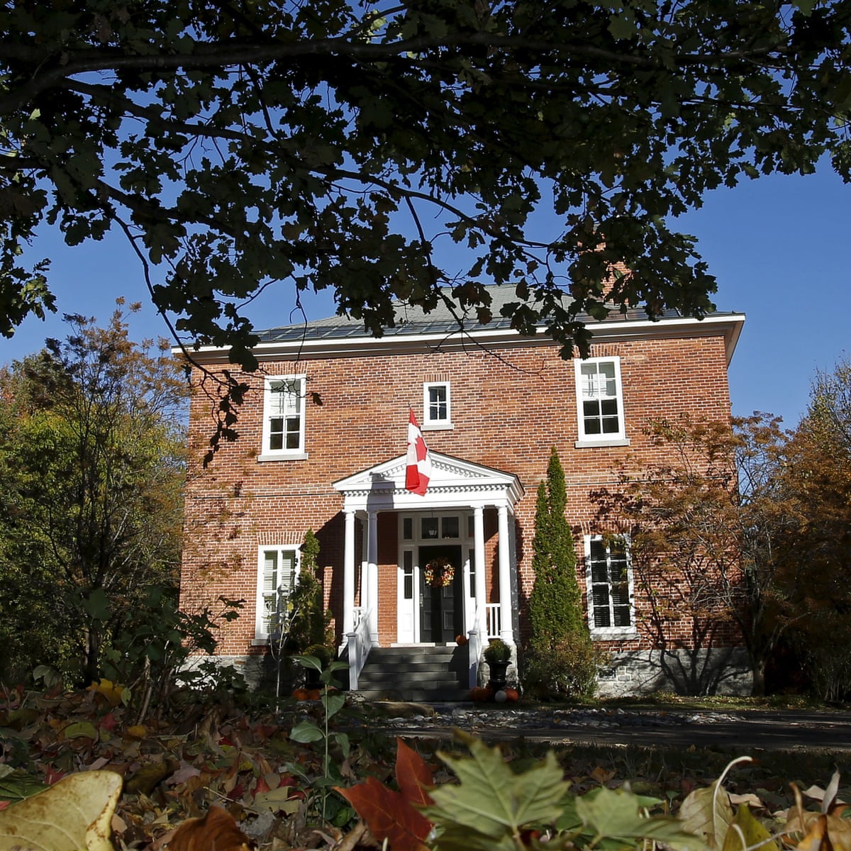 Photo: la maison de Justin Trudeau en Canada.