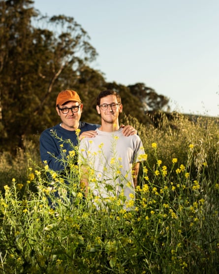 How we met: ‘We needed a drummer for our band and I thought we should definitely audition him’ | Life and style 2 Caleb, left, and John in 2020