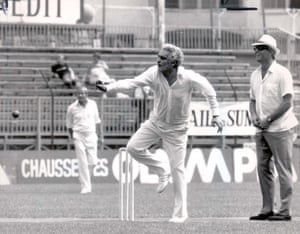 In Action At Lord’s Taverners Xi Charity Cricket Match, 1984