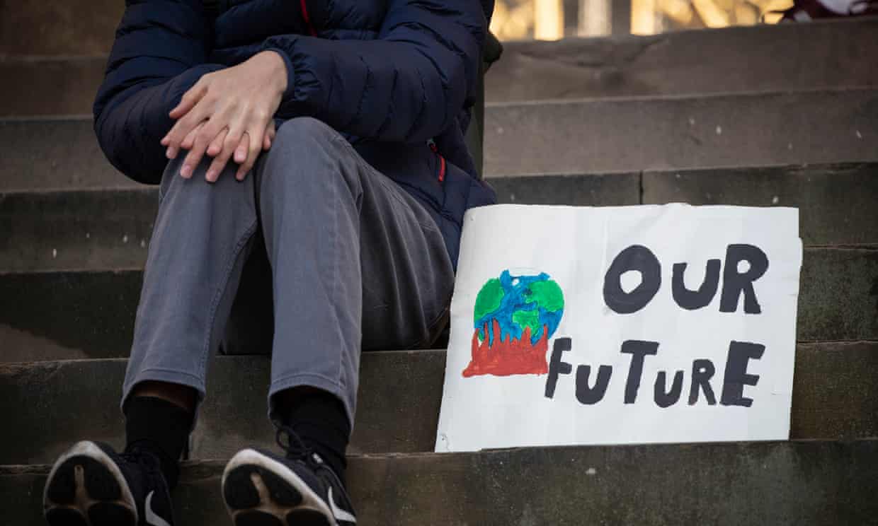 All parties except the Conservatives, have expressed support for the thousands of young people striking for climate action Photograph: Danny Lawson/PA