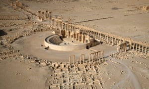 A picture from 2009 shows a part of the ancient city of Palmyra.