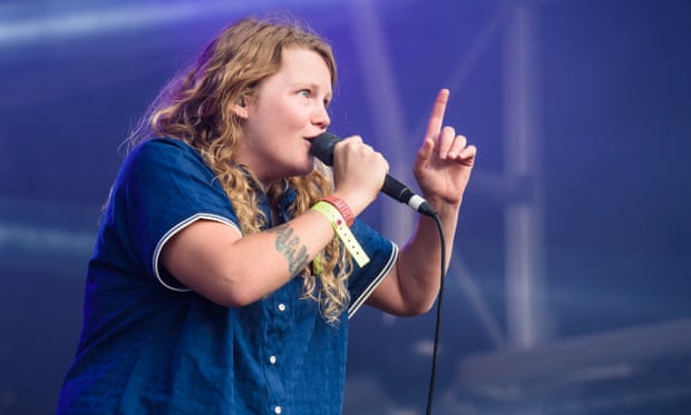 Kate Tempest in performance at Camp Bestival this month.