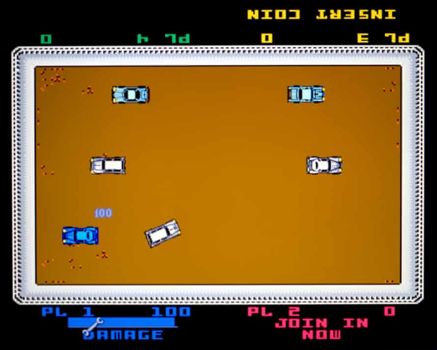 Lawson’s Demolition Derby arcade game.