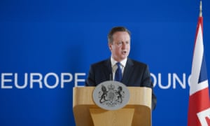David Cameron said this year’s negotiations would determine the date of the referendum, and not the other way round.
