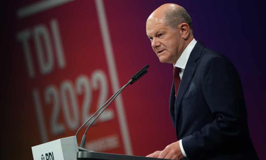 German Chancellor Olaf Scholz
