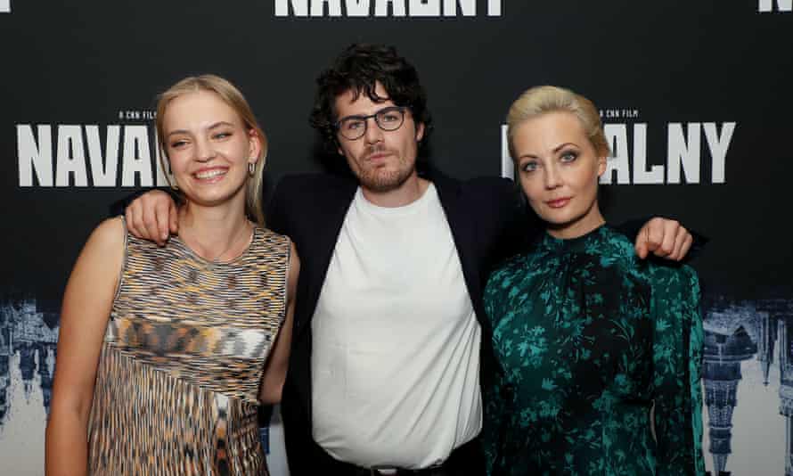 Dasha Navalnaya, Daniel Roher and Yulia Navalnaya Warner Bros at the New York Premiere of Navalny