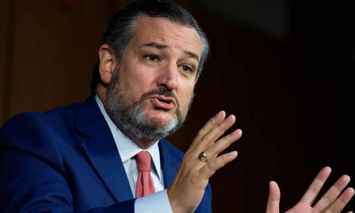 Texas senator Ted Cruz recently addressed a far-right political summit in Spain. Photograph: Reuters