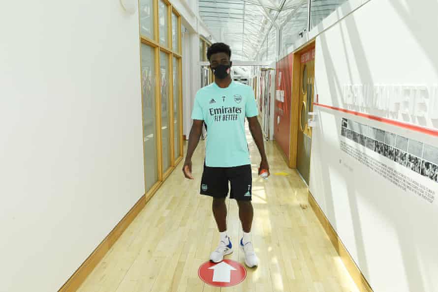 There’s not a lot you can do when the big boys come knocking | Soccer 1 Bukayo Saka back in Arsenal's gym.