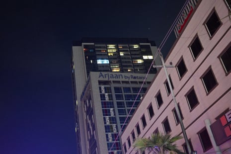 A view of the Erbil Arjaan hotel in Erbil