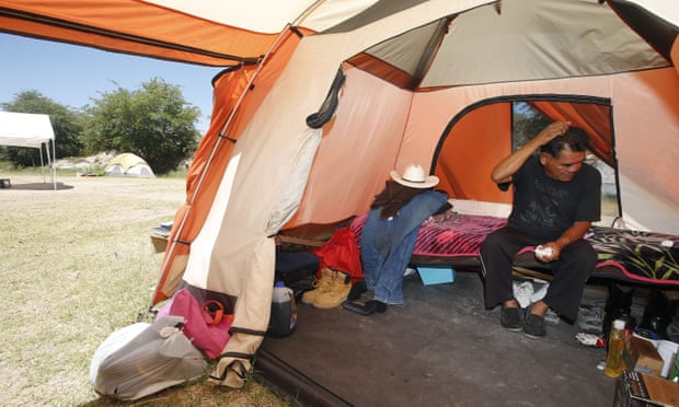 apache protest arizona copper mine