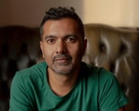 Portrait of a man in green t-shirt