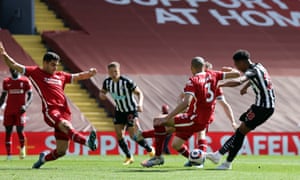 Liverpool 1-1 newcastle united: premier lig - gerçekleştiği gibi 3 joe willock fires in the late equaliser.