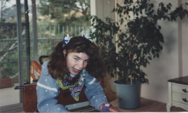 Author Holly Kearl’s older sister, Heidi, in 1991