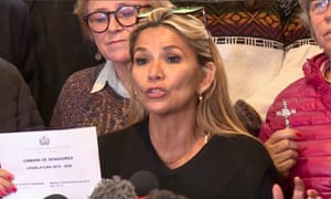 Bolivia’s deputy senate speaker, Jeanine Añez