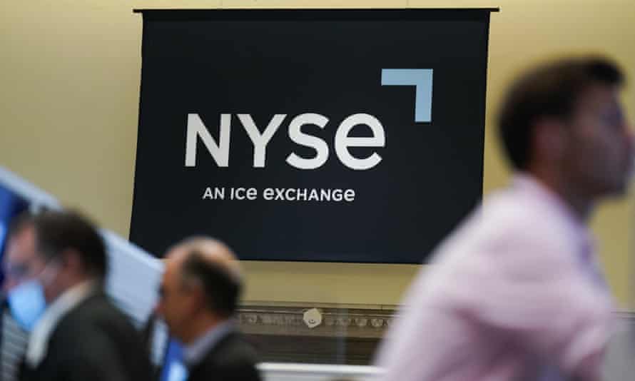 The floor at the New York Stock Exchange in New York.