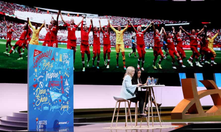 Amanda Vandervolt at the FIFA Women's Soccer Tournament in Paris in 2019.