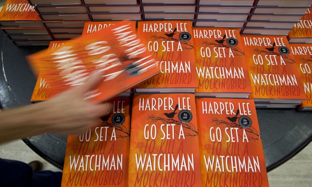 Copies of Go Set a Watchman on display at a central London bookshop.