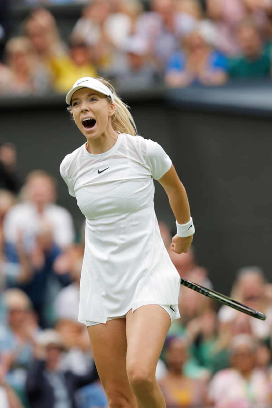 Joy for Katie Boulter!