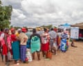 Women attend a contraceptive clinic in Epworth, Zimbabwe.