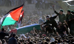 Yasser Arafat coffin