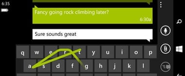 windows phone tip 6 - word flow