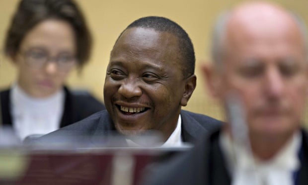 Uhuru Kenyatta at the ICC in October 2014