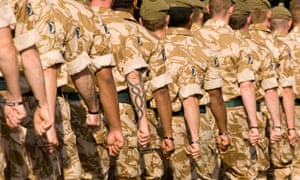 The Royal Regiment of Scotland military soldiers marching
