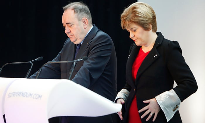 Nicola Sturgeon and Alex Salmond