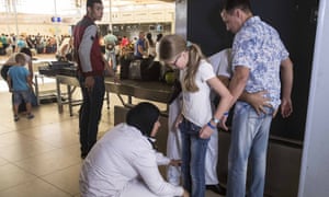 Passengers at Sharm el-Sheikh airport
