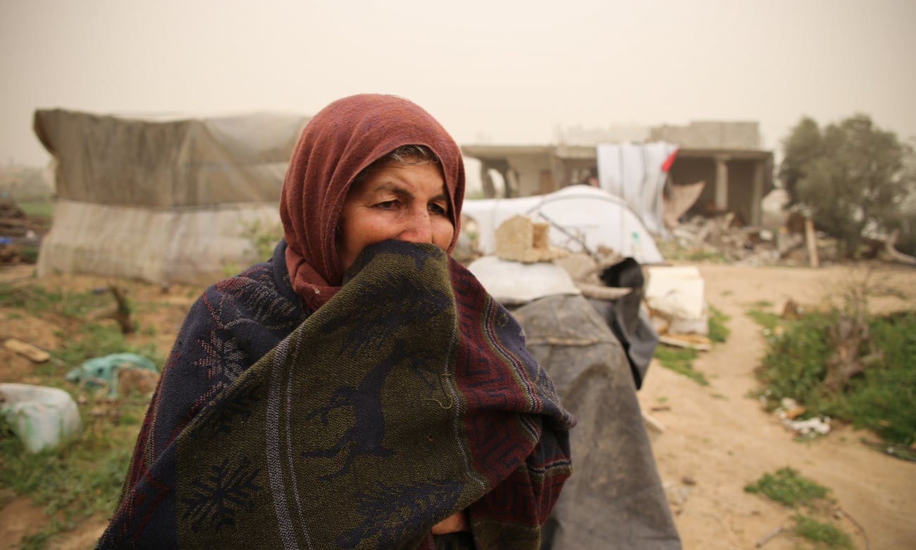 Sabeha Abu Rok lives with her family in Khuzaa, a village that was the site of intensive Israeli bombardment late last July 