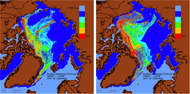 sea ice distribution