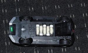 The children's toy car with five vials of what Ali thought was ricin