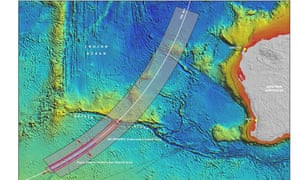 A handout picture made available by the Australian Joint Agency Coordination Centre (JACC) on 17 April 2015 shows the search area map for missing Malaysia Airlines flight MH370 expanded to 120,000 sq km, in the Indian Ocean, off Western Australia, 16 April 2015.
